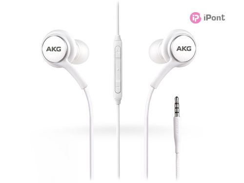 Samsung gyári sztereó felvevős fülhallgató - EO-IG955 tuned by AKG - 3,5 mm jack- fehér (ECO csomagolás)