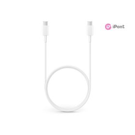   Samsung EP-DA705BWE gyári Type-C/Type-C adat- és töltőkábel 1m - fehér - ECO
