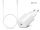 Samsung gyári hálózati töltő adapter Type-C bemenettel + 1 m-es Type-C - Type-C kábel - 25W - EP-TA800EWE + EP-DA705BWE - fehér (ECO csomagolás)