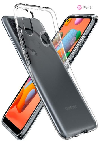 Spigen Liquid Crystal ütésálló tok - Samsung A115F Galaxy A11 - átlátszó