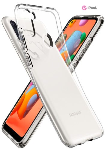 Spigen Liquid Crystal ütésálló tok - Samsung A115F Galaxy A11 - átlátszó