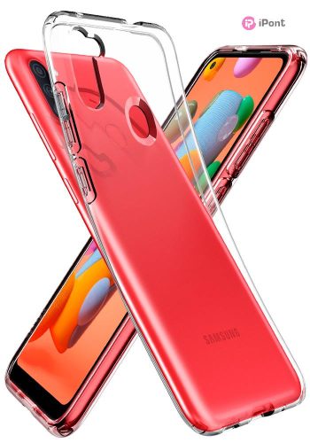 Spigen Liquid Crystal ütésálló tok - Samsung A115F Galaxy A11 - átlátszó