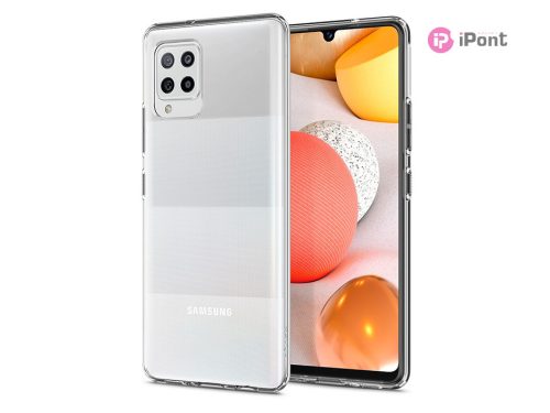 Samsung A426B Galaxy A42 5G ütésálló hátlap - Spigen Liquid Crystal - átlátszó