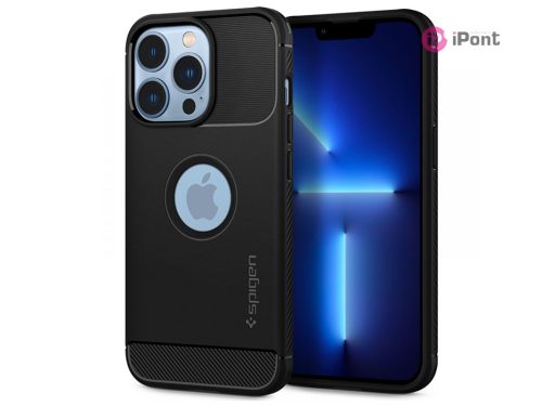 Apple iPhone 13 Pro Max ütésálló hátlap - Spigen Rugged Armor - fekete