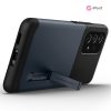 Samsung A536U Galaxy A53 5G ütésálló hátlap - Spigen Slim Armor - fekete/metál