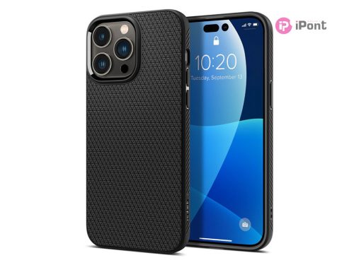 Apple iPhone 14 Pro Max ütésálló hátlap - Spigen Liquid Air - fekete