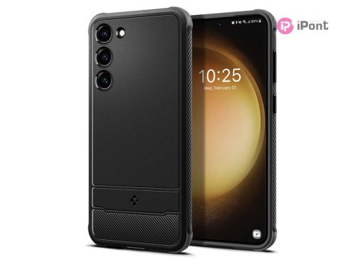 Samsung SM-S911 Galaxy S23 ütésálló hátlap - Spigen Rugged Armor - fekete