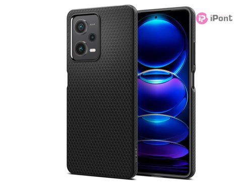 Xiaomi Redmi Note 12 Pro 5G/Poco X5 Pro 5G ütésálló hátlap - Spigen Liquid Air -fekete