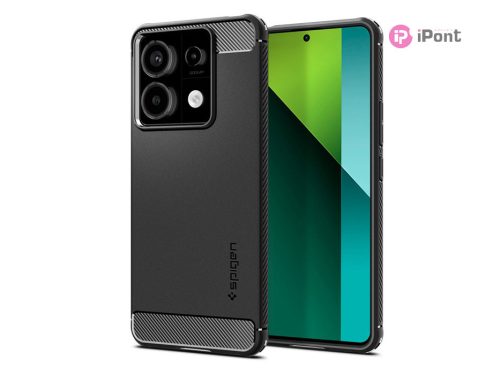 Spigen Rugged Armor ütésálló tok - Xiaomi Redmi Note 13 Pro 5G/Poco X6 5G - fekete