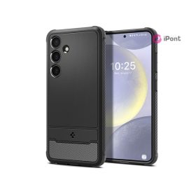   Spigen Rugged Armor ütésálló tok - Samsung SM-S926 Galaxy S24+ - fekete