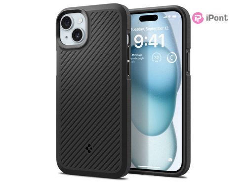 Apple iPhone 15 Plus ütésálló hátlap - Spigen Core Armor - fekete