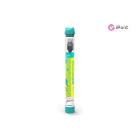   Devia Gracious Series Tube USB/Type-C adat-és töltőkábel 1m - fekete