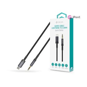   Devia iPure Series Lightning/AUX 3,5 mm audió adapter - fekete