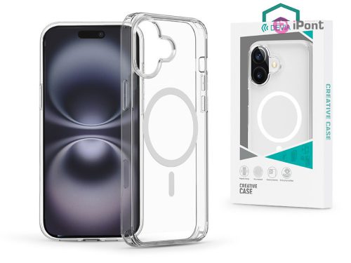 Devia Pure Clear Magnetic ütésálló tok - Apple iPhone 16 Plus - átlátszó
