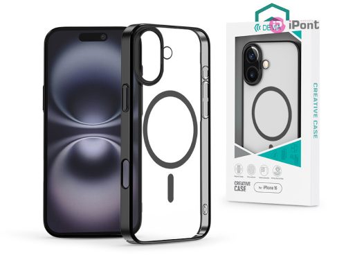 Devia Glimmer Magnetic Series tok - Apple iPhone 16 - fekete