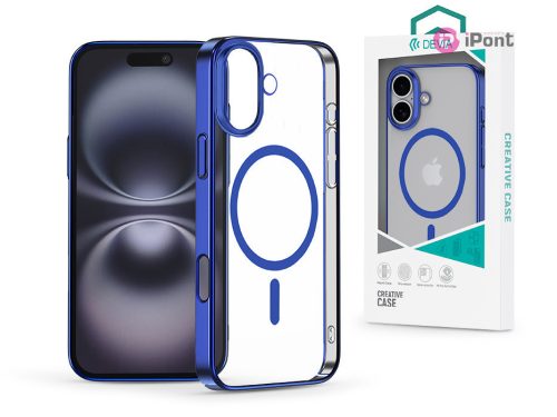 Devia Glimmer Magnetic Series tok - Apple iPhone 16 - kék