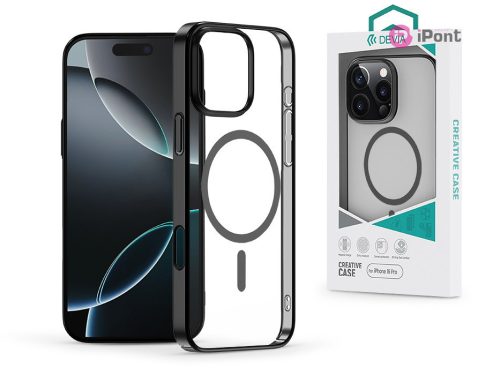 Devia Glimmer Magnetic Series tok - Apple iPhone 16 Pro - fekete