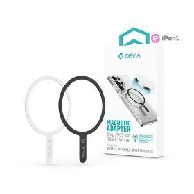   Devia fém ellenlapka darab MagSafe mágneses autós tartóhoz - 2 db/csomag - fekete, fehér