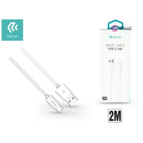   Devia Smart Series USB/Type-C adat- és töltőkábel 2 m - fehér