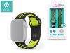 Apple Watch lyukacsos sport szíj - Devia Deluxe Series Sport2 Band - 38/40 mm - black/yellow