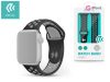 Devia Deluxe Series Sport2 Apple Watch lyukacsos sport szíj - 42/44/45/49mm - fekete/szürke