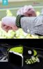 Apple Watch lyukacsos sport szíj - Devia Deluxe Series Sport2 Band - 42/44/45/49mm - fehér/fekete