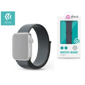   Devia Deluxe Series Sport3 Apple Watch szövet sport szíj - 42/44/45/49mm - viharszürke