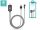 Apple iPhone Lightning + USB + HDMI kábel 2 m-es vezetékkel - Devia Storm Series HDMI Cable - black