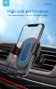 Devia szellőzőrácsba illeszthető vezeték nélküli autós töltő/tartó - 5V/2A -    Devia Sensor Car Air Vent Wireless Charger Phone Holder - 10W - Qi szabványos - fekete