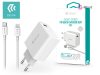 Devia hálózati töltő adapter Type-C bemenettel + Type-C - Lightning adatkábel - 20W - Devia Smart Series PD3.0 Quick Charger Suit - white