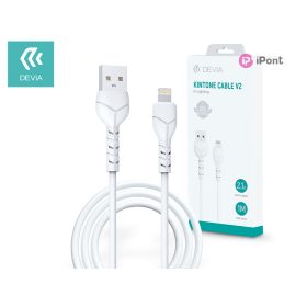   Devia Kintone Cable V2 Series 10W USB/Lightning adat-és töltőkábel 1m - fehér