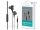 Devia univerzális sztereó felvevős fülhallgató - 3,5 mm jack - Devia Smart      Series Dual Speakers Wired Earphone - fekete