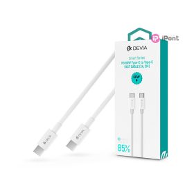   Devia Smart Series 60W Type-C/Type-C adat- és töltőkábel 2m - fehér