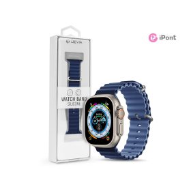   Devia Deluxe Series Sport6 Apple Watch szilikon sport szíj - 38/40/41mm - kék