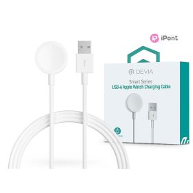   Devia Smart Series mágneses USB-A töltőkábel Apple Watch-hoz - fehér