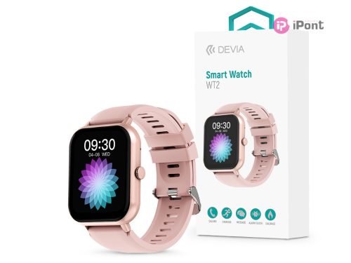 Devia WT2 Smart Watch okosóra - rózsaszín