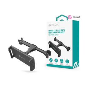   Devia telefon/tablet autós tartó fejtámlára - 5 - 12 méret - fekete"