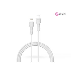   Devia Kintone Series 27W PD Type-C/Lightning adat- és töltőkábel 1m - fehér - ECO