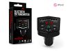 Maxlife Bluetooth FM-transmitter/szivargyújtó töltő - 2xUSB + microSD kártyaolvasó - Maxlife MXFT-02 - 5V/3.1A - fekete