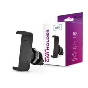 Setty 98226 autós tartó szellőzőrácsba - fekete