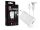 Maxlife USB hálózati töltő adapter + USB - Lightning kábel 1 m-es vezetékkel -  5W - Maxlife MXTC-01 USB Wall Charger - fehér