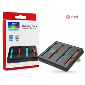   DOBE TNS-3160 Nintendo Switch 2 Joy-Con fekete RGB kontroller töltő állomás