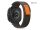 Tech-Protect Nylon - Samsung Galaxy Watch Ultra 2024/2025 nylon szíj (47mm) - fekete/narancs