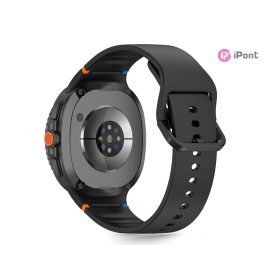   Tech-Protect - Samsung Galaxy Watch 8 / Classic szilikon szíj (40/44/46 mm) - fekete