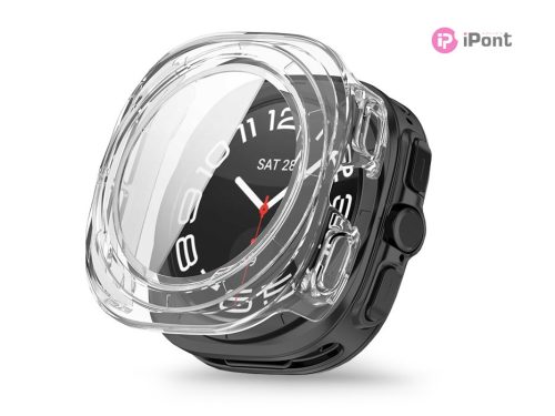 Tech-Protect DEFENSE védőtok edzett üveggel - Samsung Galaxy Watch Ultra 2024/2025 (47mm) - átlátszó