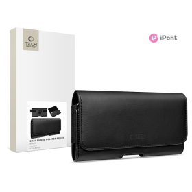   Tec-Protect SM80 Pro Univerzális vízszintes, csatos-fűzős övtáska mobiltelefonhoz 5,8-6,8 - fekete"