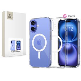   Tech-Protect FlexAir MagSafe szilikon tok - Apple iPhone 16 - átlátszó