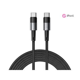   Tech-Protect Ultraboost 100W PD Type-C/Type-C adat- és töltőkábel 3m - fekete