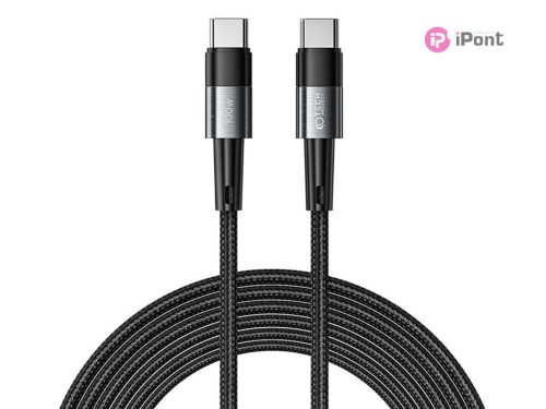 Tech-Protect USB Type-C - USB Type-C adat- és töltőkábel 3 m-es vezetékkel -    Tech-Protect Ultraboost PD100 Cable - 100W - fekete