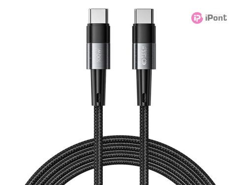 Tech-Protect USB Type-C - USB Type-C adat- és töltőkábel 2 m-es vezetékkel -    Tech-Protect Ultraboost PD100 Cable - 100W - fekete